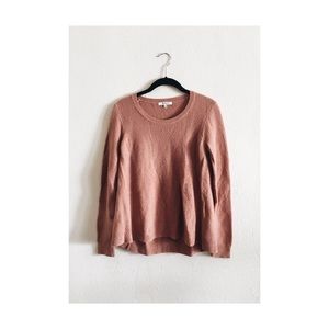 Madewell dusty rose sweater